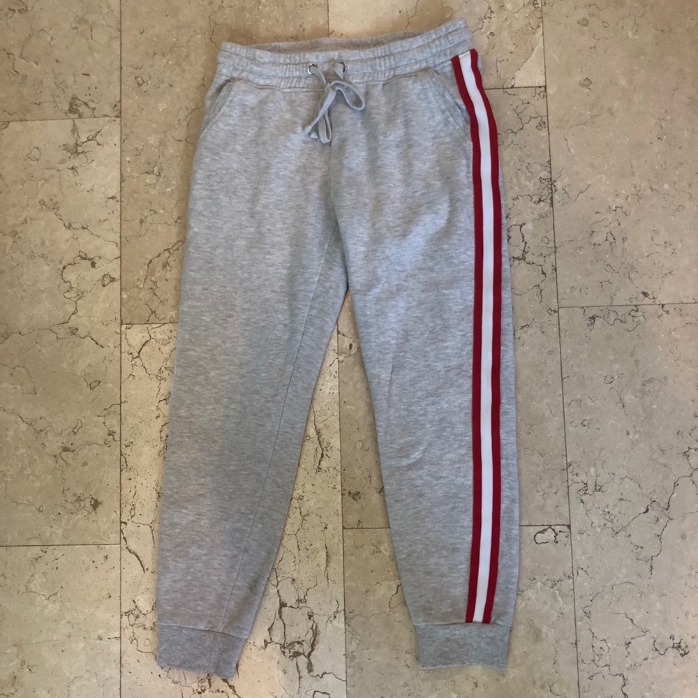 grey joggers